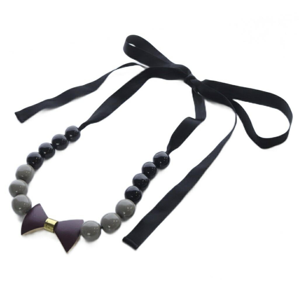 MARNI ブラック ネックレス 楽天市場】マルニ MARNI ネックレス アイボリーxゴールドx