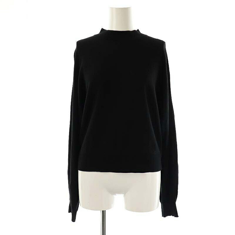 美品【Theory】セオリー モックネックカットソー(S)2024SS ブラック 楽天市場】【中古】theory 23AW モックネックカットソー 01