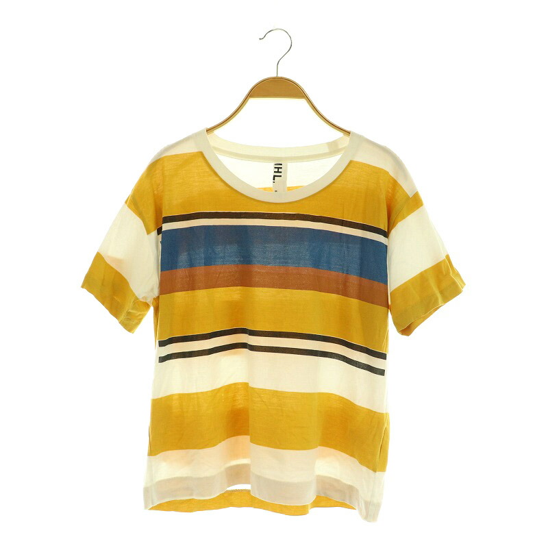 楽天市場】エムエイチエル ボーダー 半袖 Tシャツ 2 グレー系