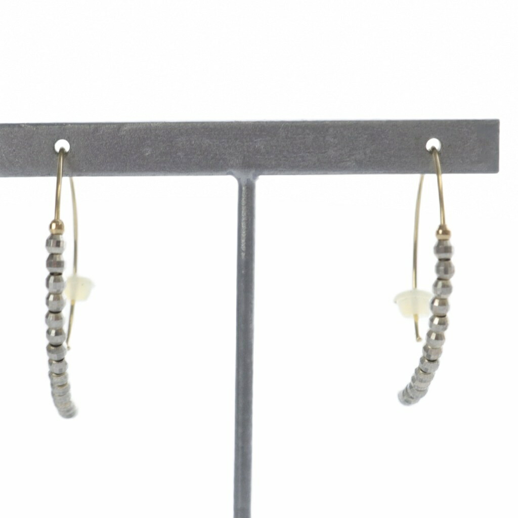 楽天市場】MIZUKIミズキ K14YG SVカットビーズ バナナフープ