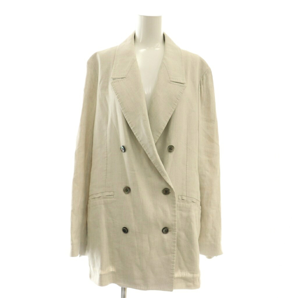 楽天市場】【中古】カオス CHAOS テーラードジャケット ダブル 麻