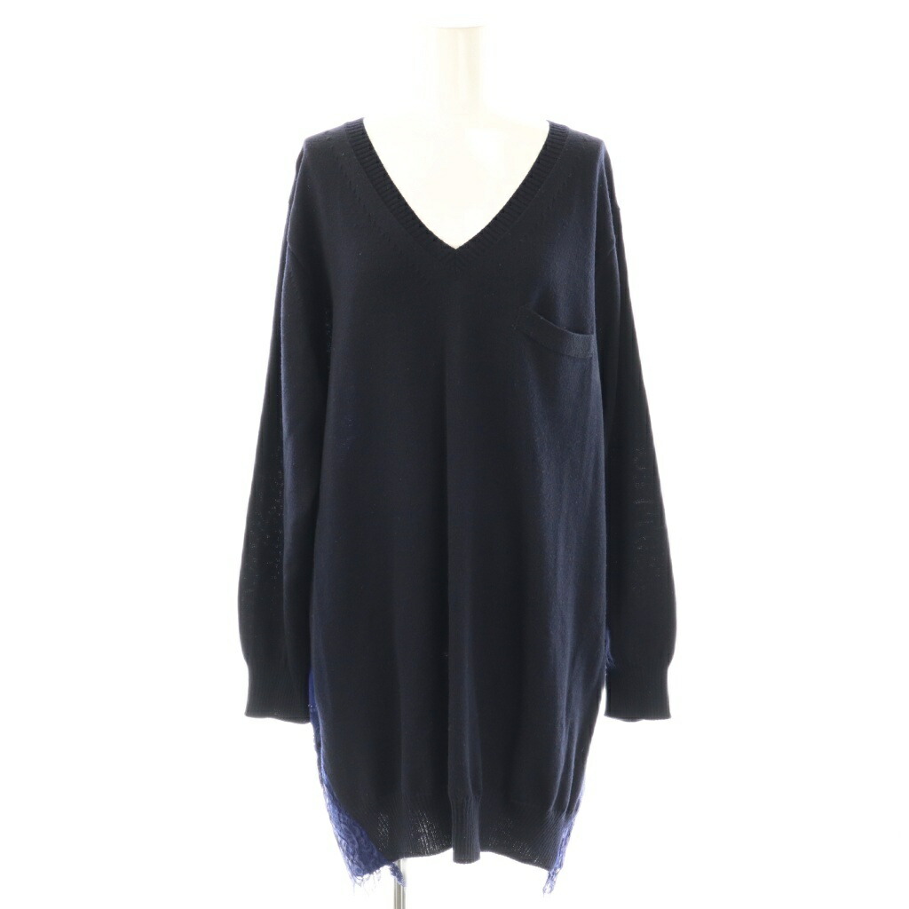 楽天市場】sacai / サカイ | ボーダー ペイズリープリント 異素材