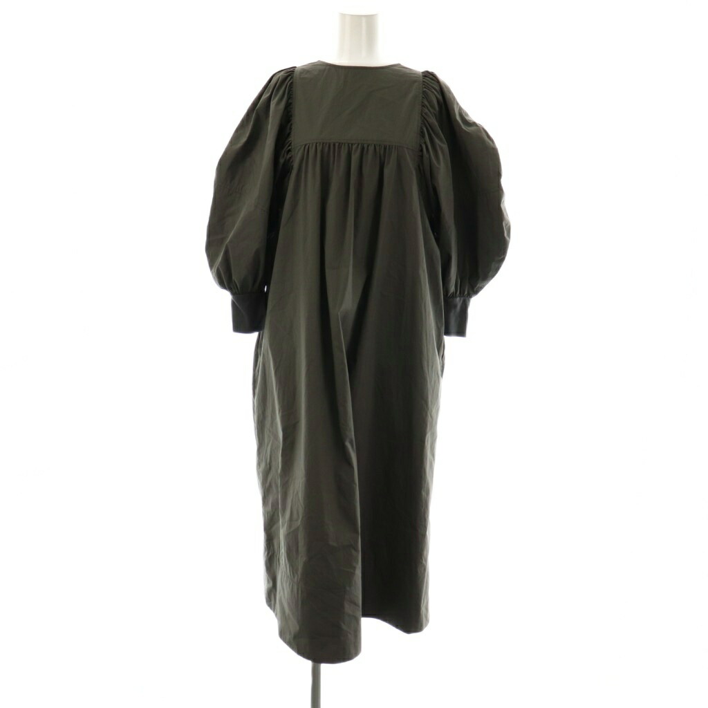 美品◆yori ヨリ / パフスリーブコットンワンピース アイボリー 美品◇yori ヨリ / パフスリーブコットンワンピース アイボリー yori