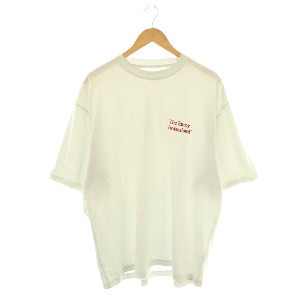 【中古】ザエンノイプロフェッショナル The ennoy Professional 24SS  Logo T-Shirt Tシャツ カットソー XL ライトグレー SS24BRENCT04NTL /CX ■OS メンズ 【ベクトル 古着】 250925