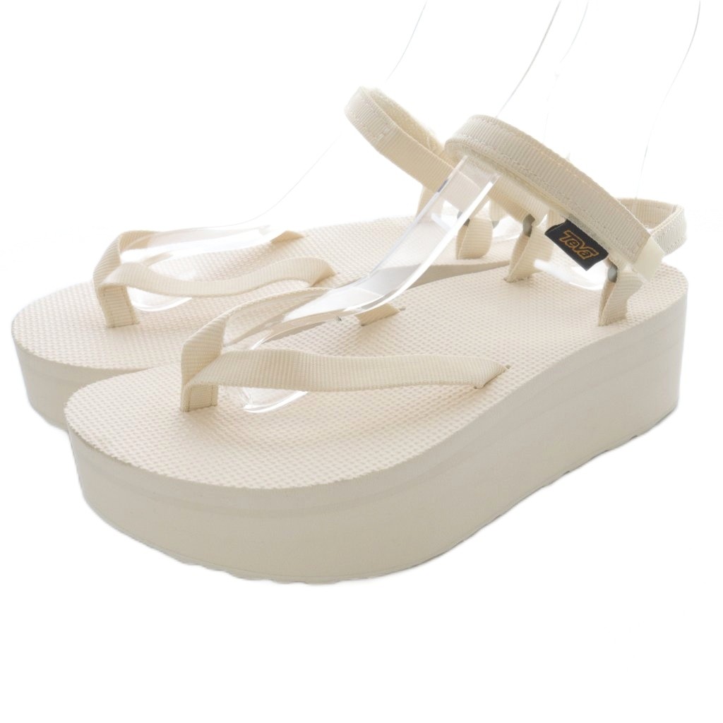 【中古】テバ Teva Flatform Sandal Slim サンダル ストラップ 22cm ベージュ 1164630 /SR ■SH レディース 【ベクトル 古着】 251010