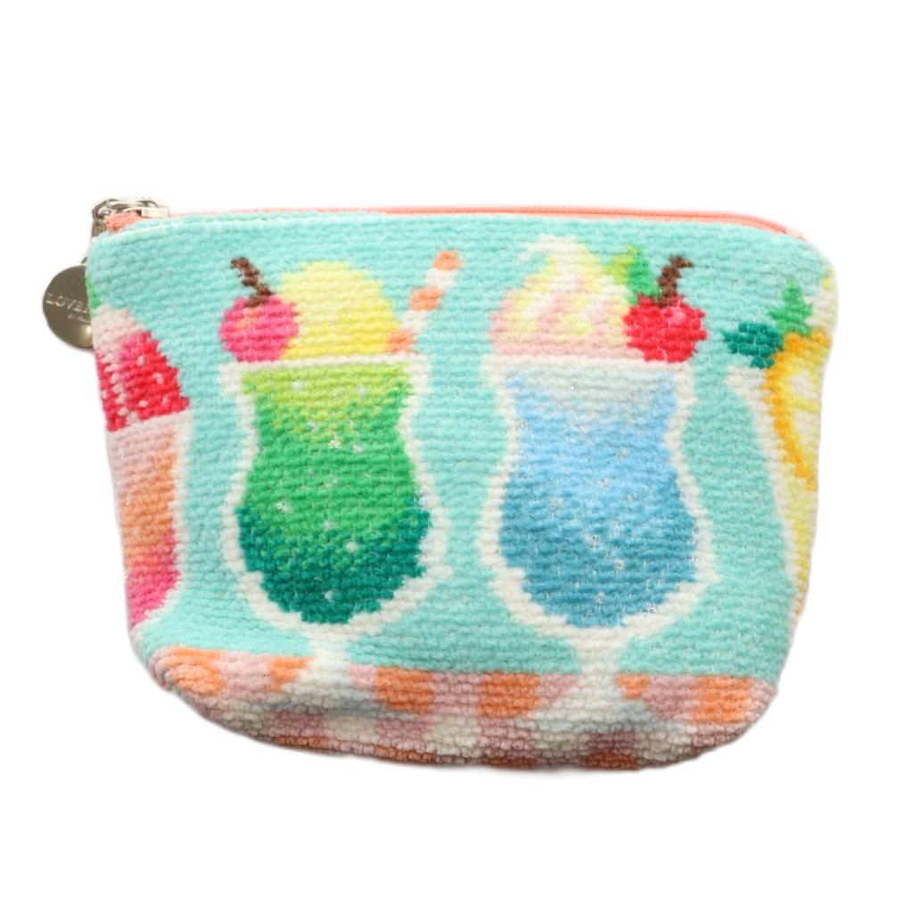 楽天市場】FEILER(フェイラー) フラワー 巾着 ポーチ 赤 レッド