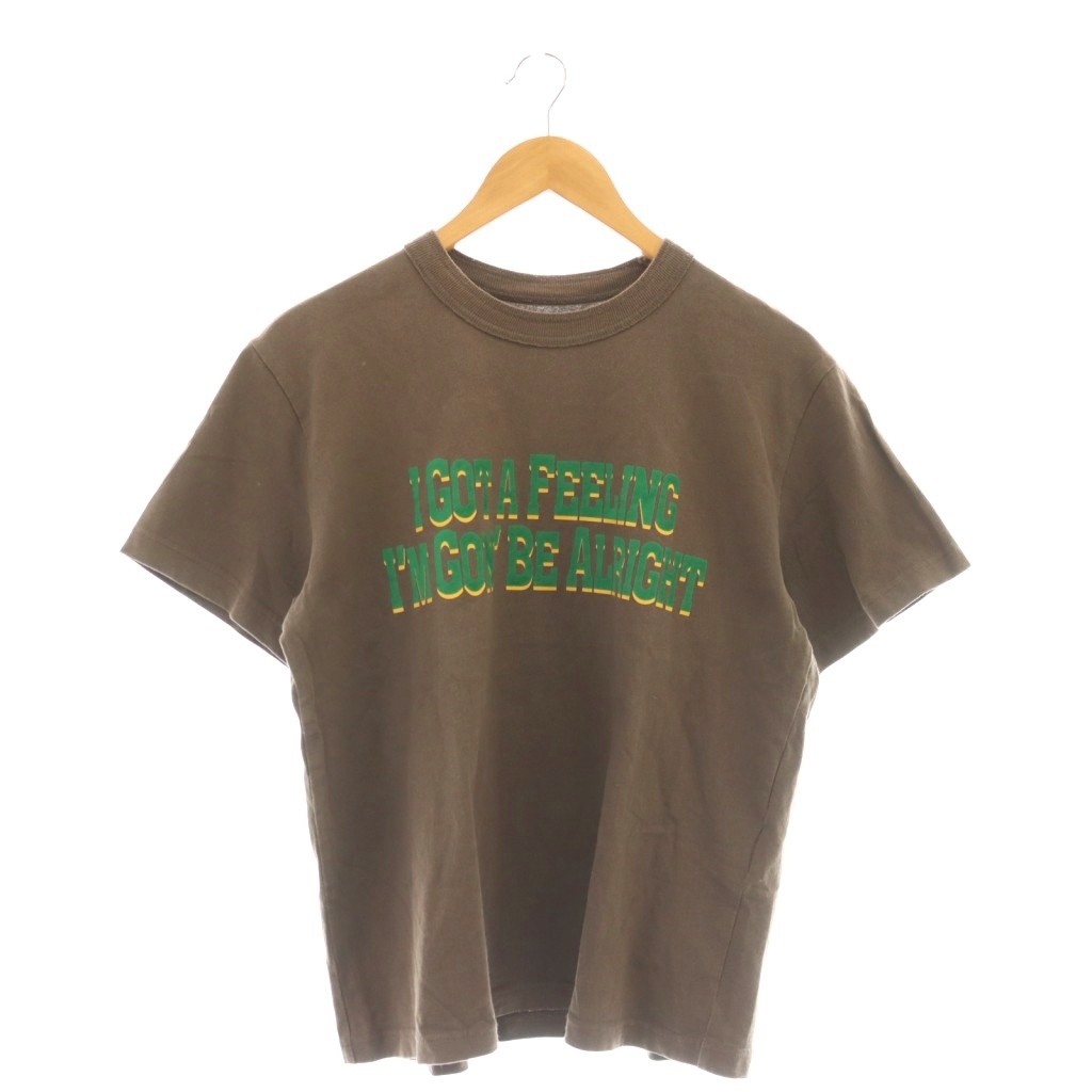 【中古】サカイ sacai Flock Print T-Shirt マッドサキ Tシャツ カットソー プリント 1 ダークブラウン 23-0527S /CX ■OS ■SH メンズ 【ベクトル 古着】 251020 10,300円
