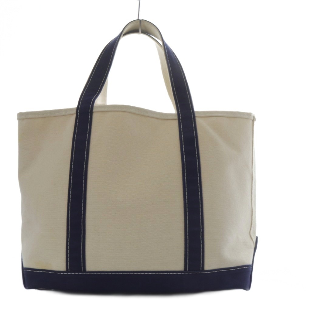 【中古】エルエルビーン L.L.BEAN BOAT AND TOTE トートバッグ ハンドバッグ キャンバス ブルー ホワイト /YO5 メンズ レディース 【ベクトル 古着】 251105 7,200円