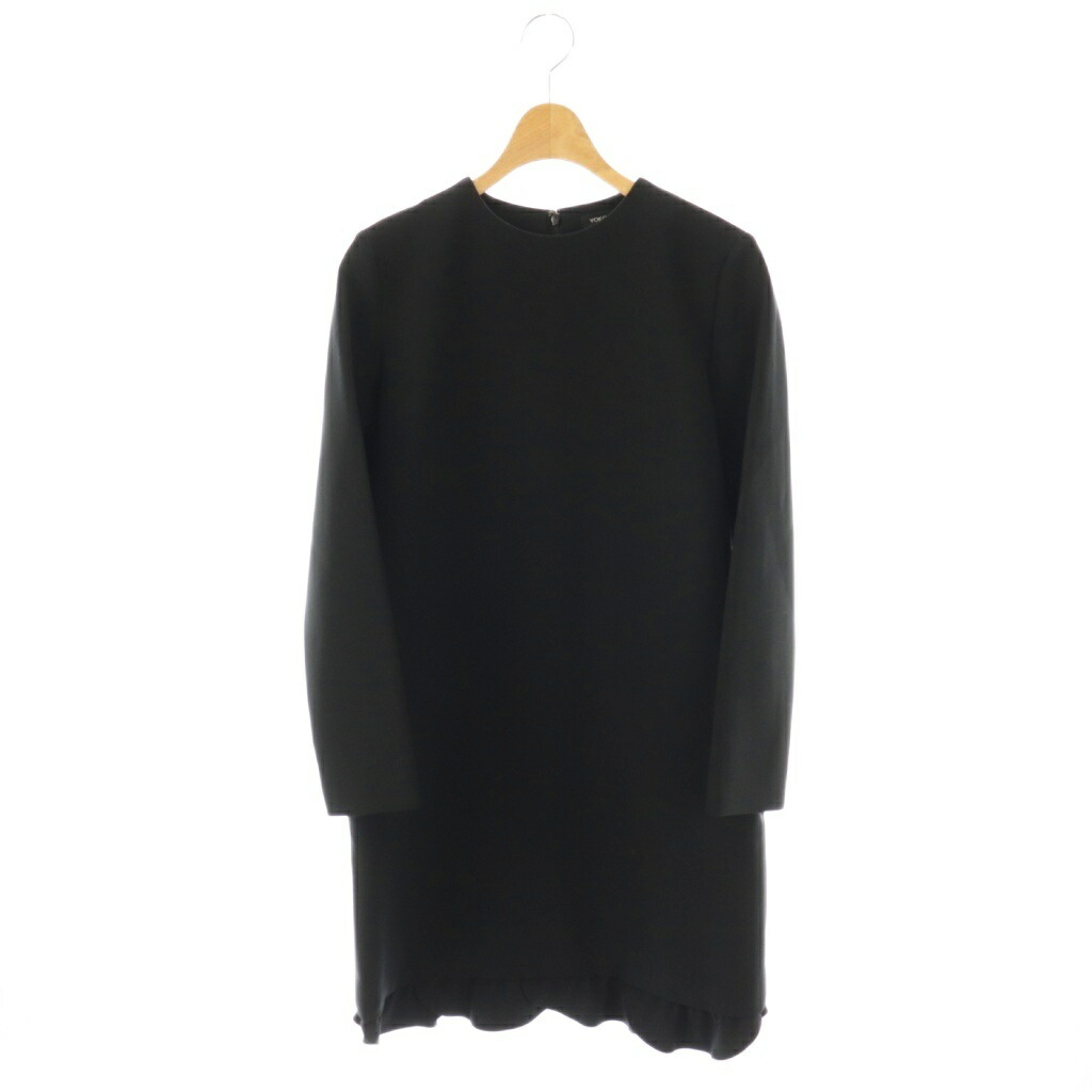 YOKO CHAN ヨーコチャン フリル シフォン ワンピース ひざ丈 YOKOCHAN ヨーコチャン ピンクフリル（長袖）ドレス | 結婚式