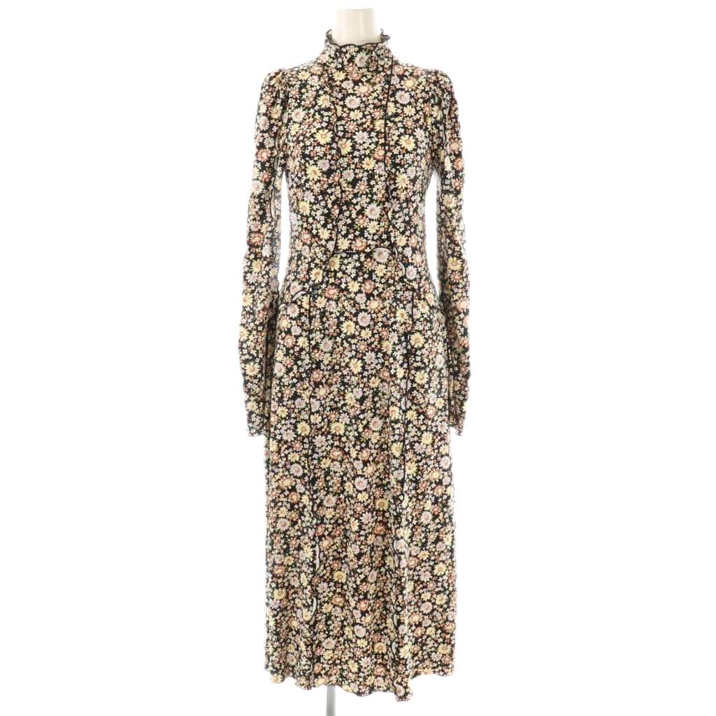 Knuth Marf - puff sleeve sheer one piece / パフスリーブシアー