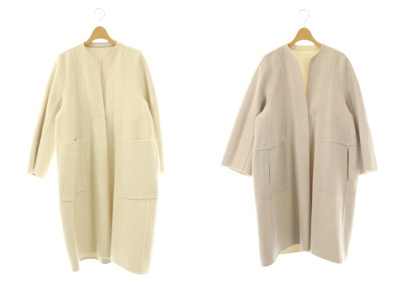 楽天市場】【ドゥロワー】DRAWER ウールチェック リバーシブル ノー