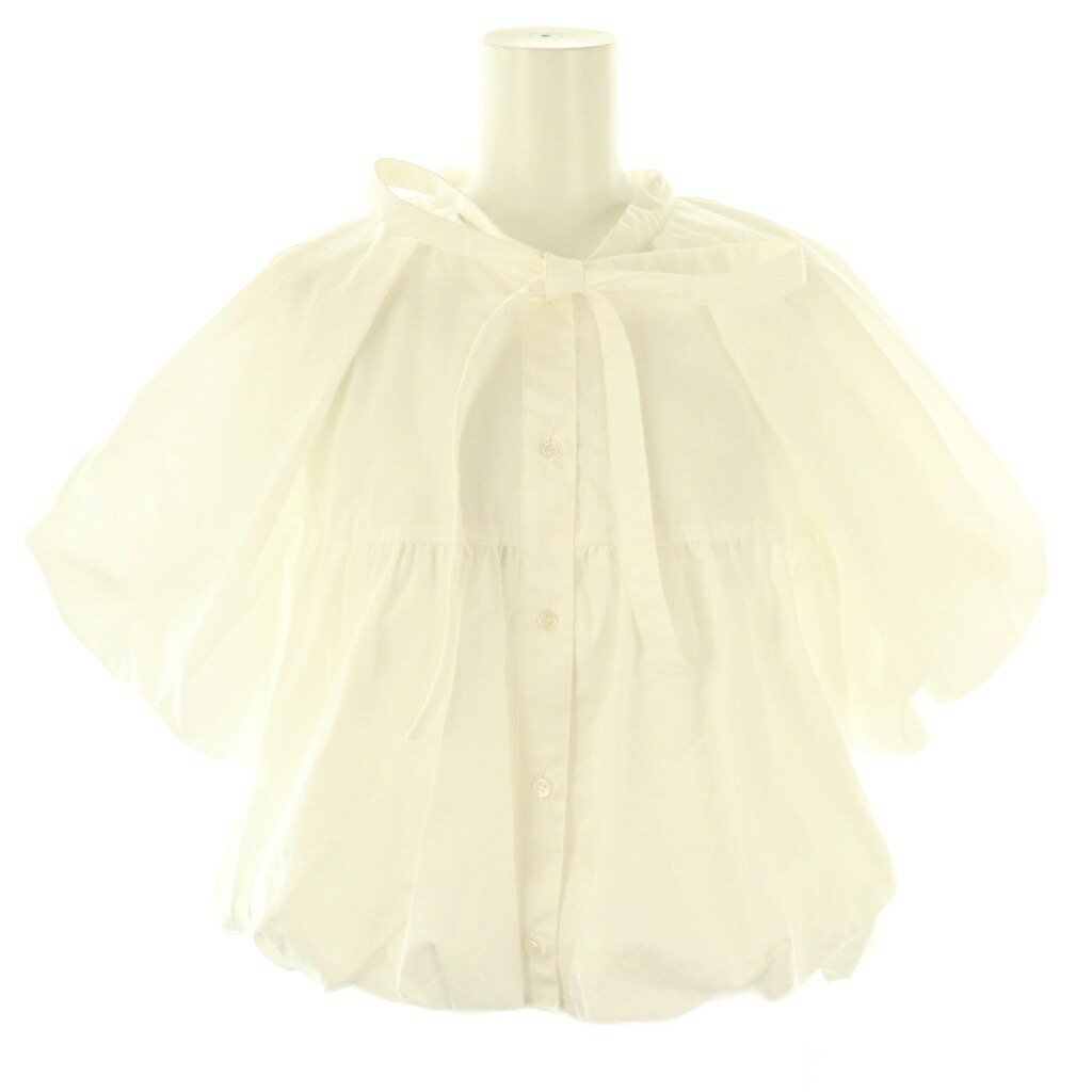 楽天市場】OHGA フラワージャガードブラウス ブラック F '23年 A1