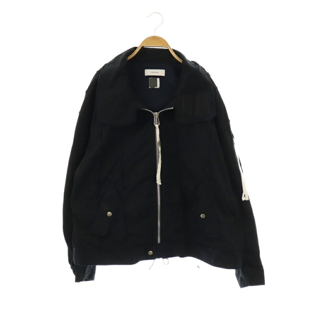楽天市場】【中古】 FACETASM (ファセッタズム) RIB CHINA JACKET リブ