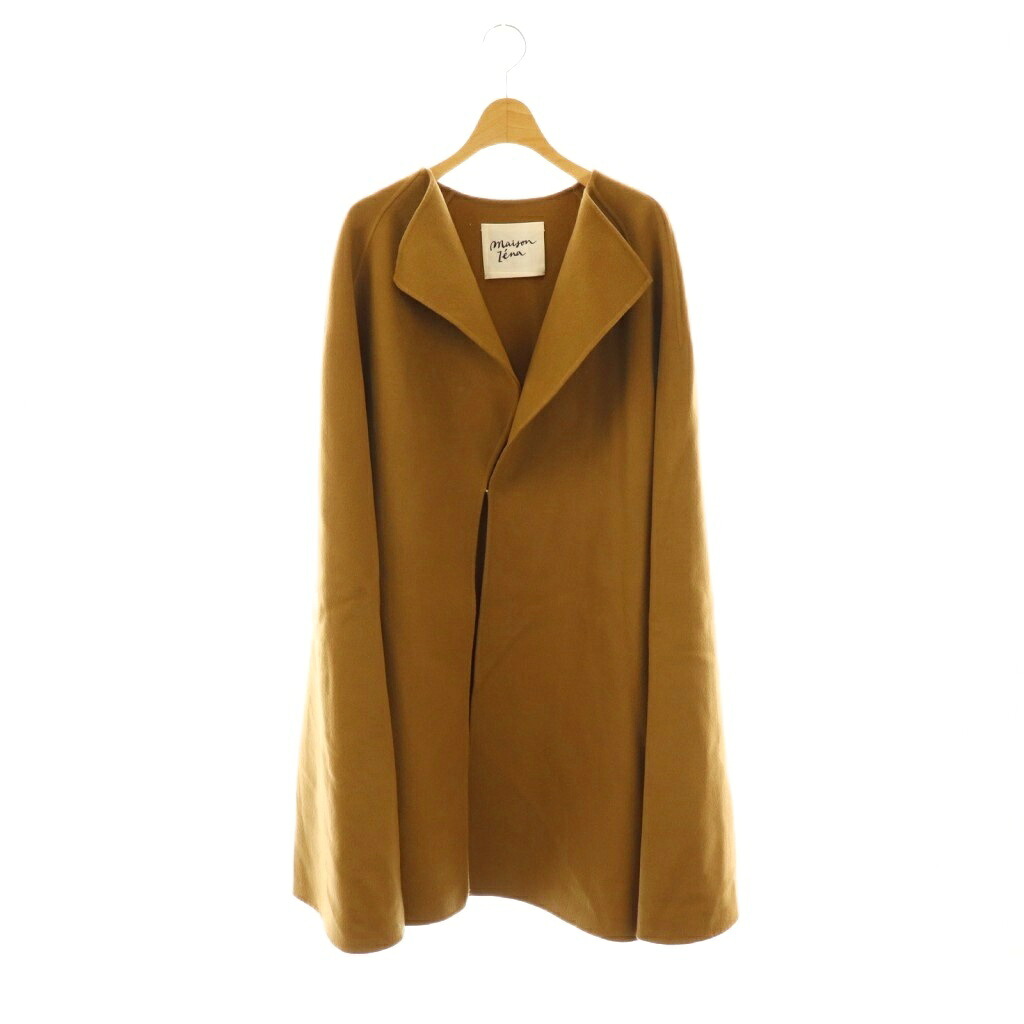 【中古】メゾンイエナ Maison IENA リバーケープコート ポンチョ キャメル /DF ■OS レディース 【ベクトル 古着】 251114