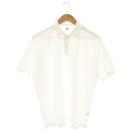 【中古】ロンハーマン Ron Herman 25SS パイル ポロシャツ 半袖 L ホワイト /DF ■OS メンズ 【ベクトル 古着】 251125