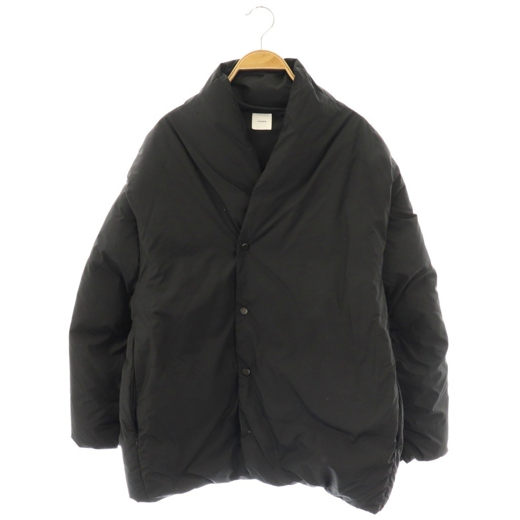 【中古】ヨンファ YONFA デタッチャブル2WAYコクーンダウンコートダウンベスト アウター S ブラック /DO ■OS レディース 【ベクトル 古着】 251121
