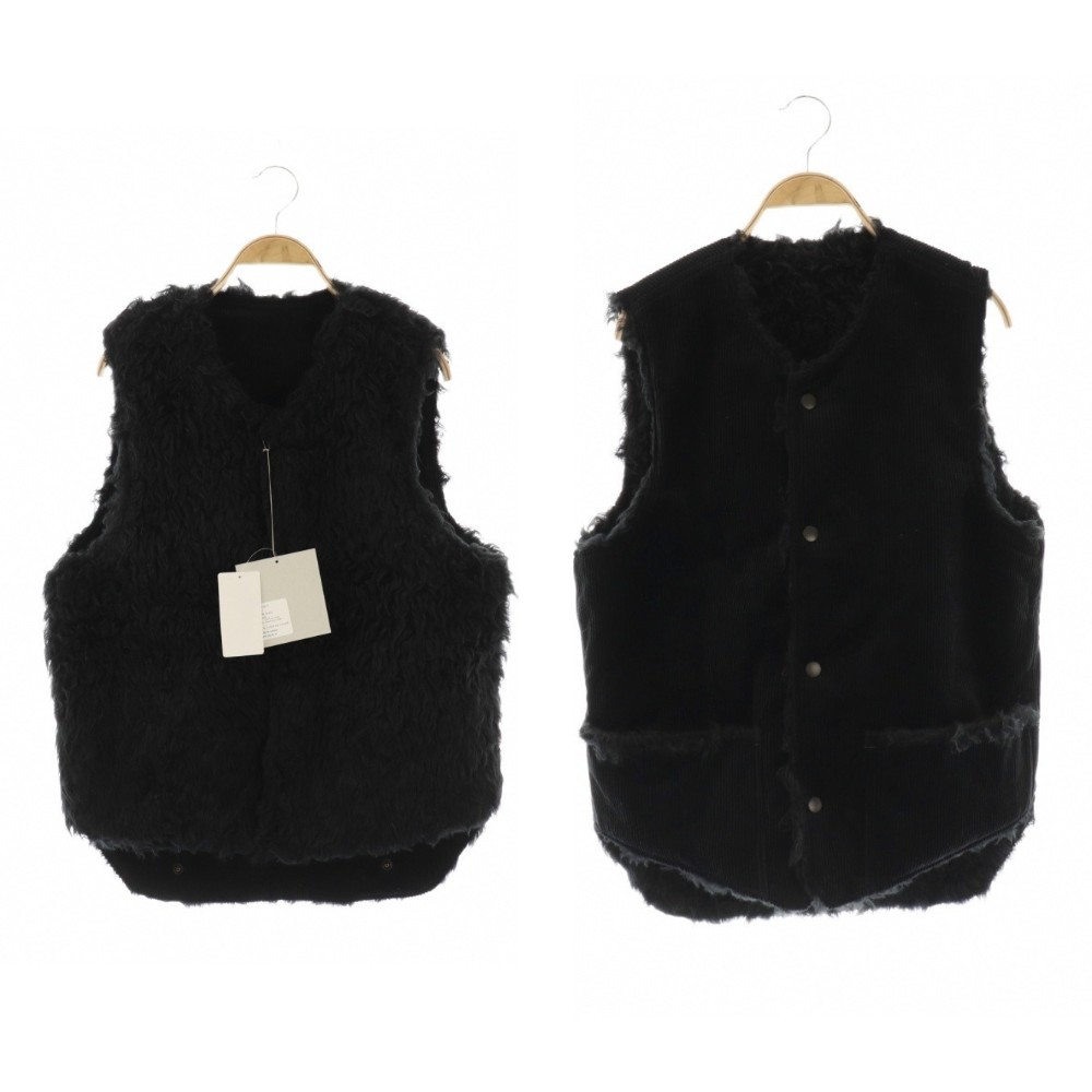 【中古】未使用品 ハリ HARi 25AW REVERSIBLE WORK VEST ベスト journal standard luxe取り扱い 2 ブラック /DF ■OS レディース 【ベクトル 古着】 251205｜ブランド古着の買取販売ベクトル