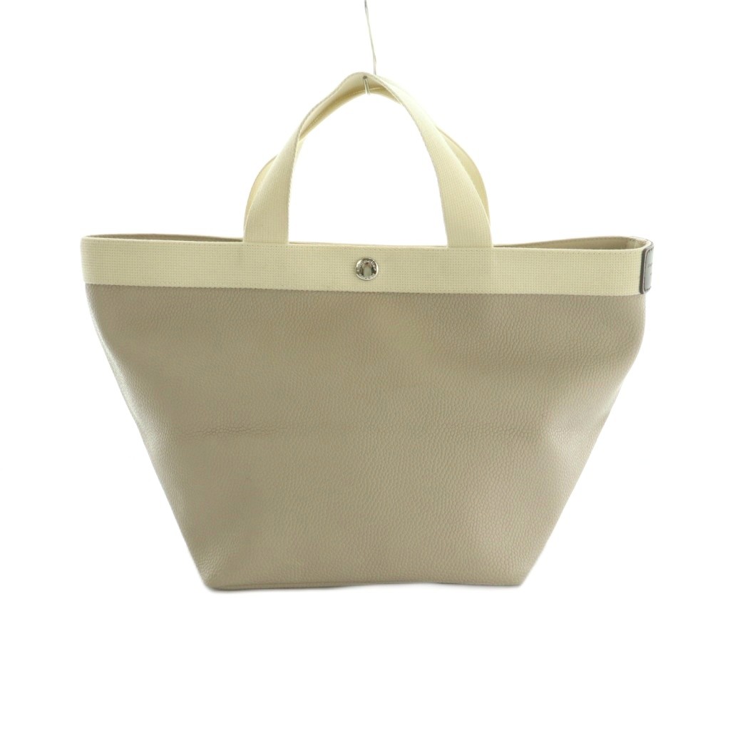 【中古】エルベシャプリエ Herve Chapelier 707GP リュクス舟型トートM バッグ ハンドバッグ グレージュ /MI ■OS レディース 【ベクトル 古着】 251128