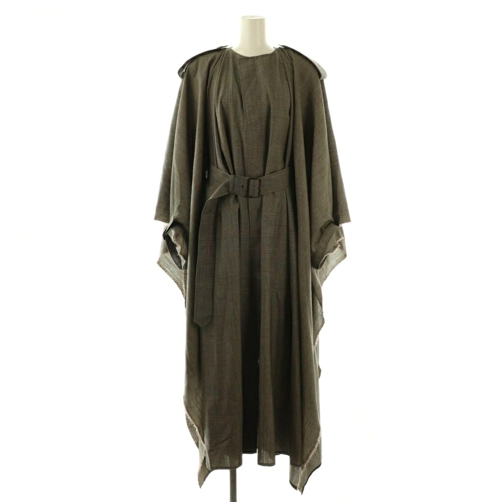 【中古】ジュンヤワタナベ JUNYA WATANABE コムデギャルソン ケープコート ポンチョ アウター 薄手 ウール M グレー /NR ■OS ■SH レディース 【ベクトル 古着】 251209｜ブランド古着の買取販売ベクトル