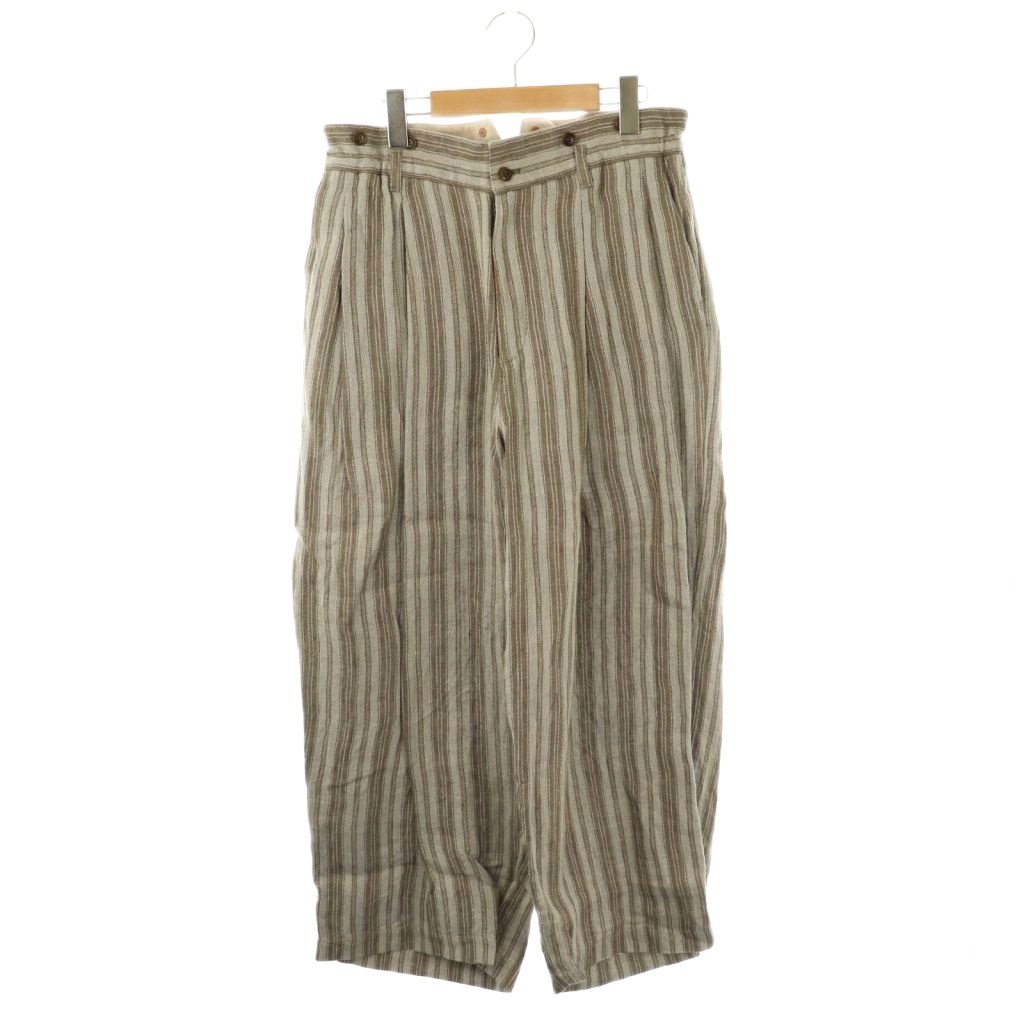 【中古】未当て嵌める品 ヴラス ブラム Vlas Blomme Vintage Stripe ズボン下 広々とした 縞模様 2 薄墨色 13535105 /HK ■os ■SH レディース 【ベクター 古着】 251202