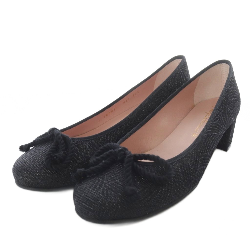 希少！新品！プリティバレリーナ ツイードポインテッドトゥー パンプス プリティ・バレリーナ24年秋冬、“くすみピンク”のバレエシューズや