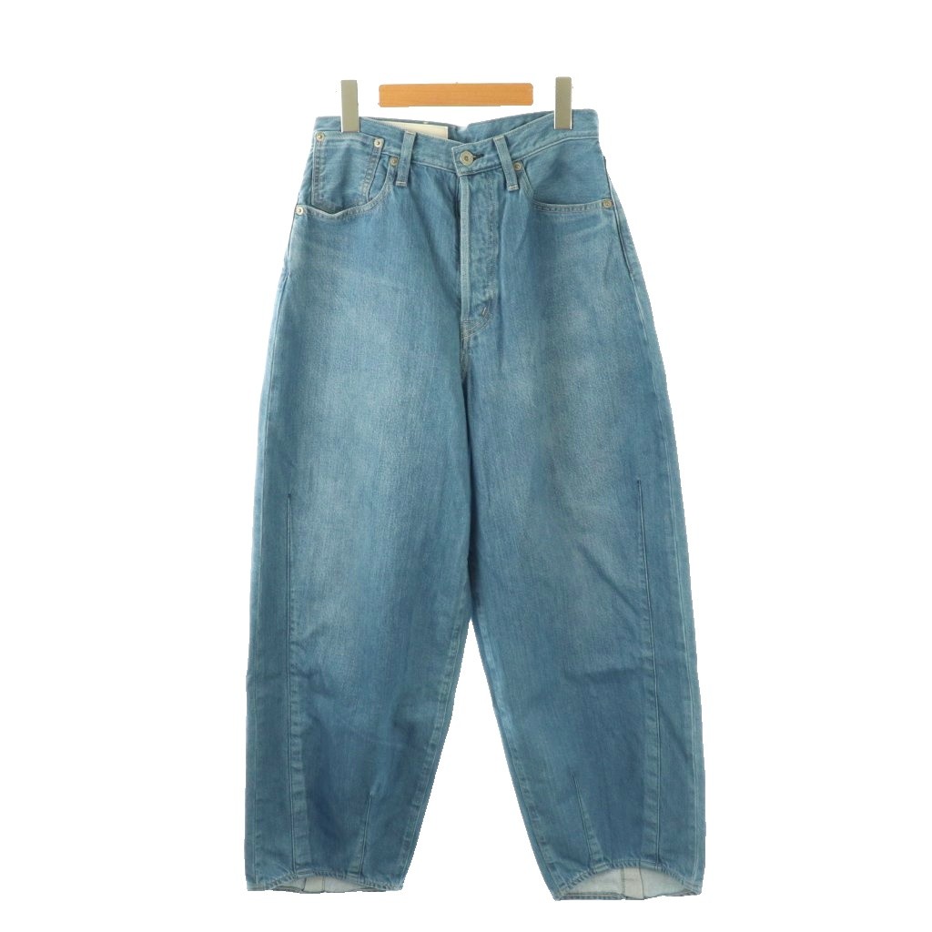 【中古】クロ KURO イロ iro WASHED DENIM PANTS デニム 1 ライトブルー /DO ■OS レディース 【ベクトル 古着】 251218