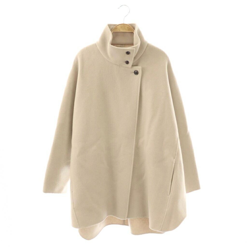 【中古】ビアズリー BEARDSLEY ガリャルダガランテ 25AW ドルマンリバーコート スタンドカラー アウター 1 ベージュ /DF ■OS レディース 【ベクトル 古着】 251226
