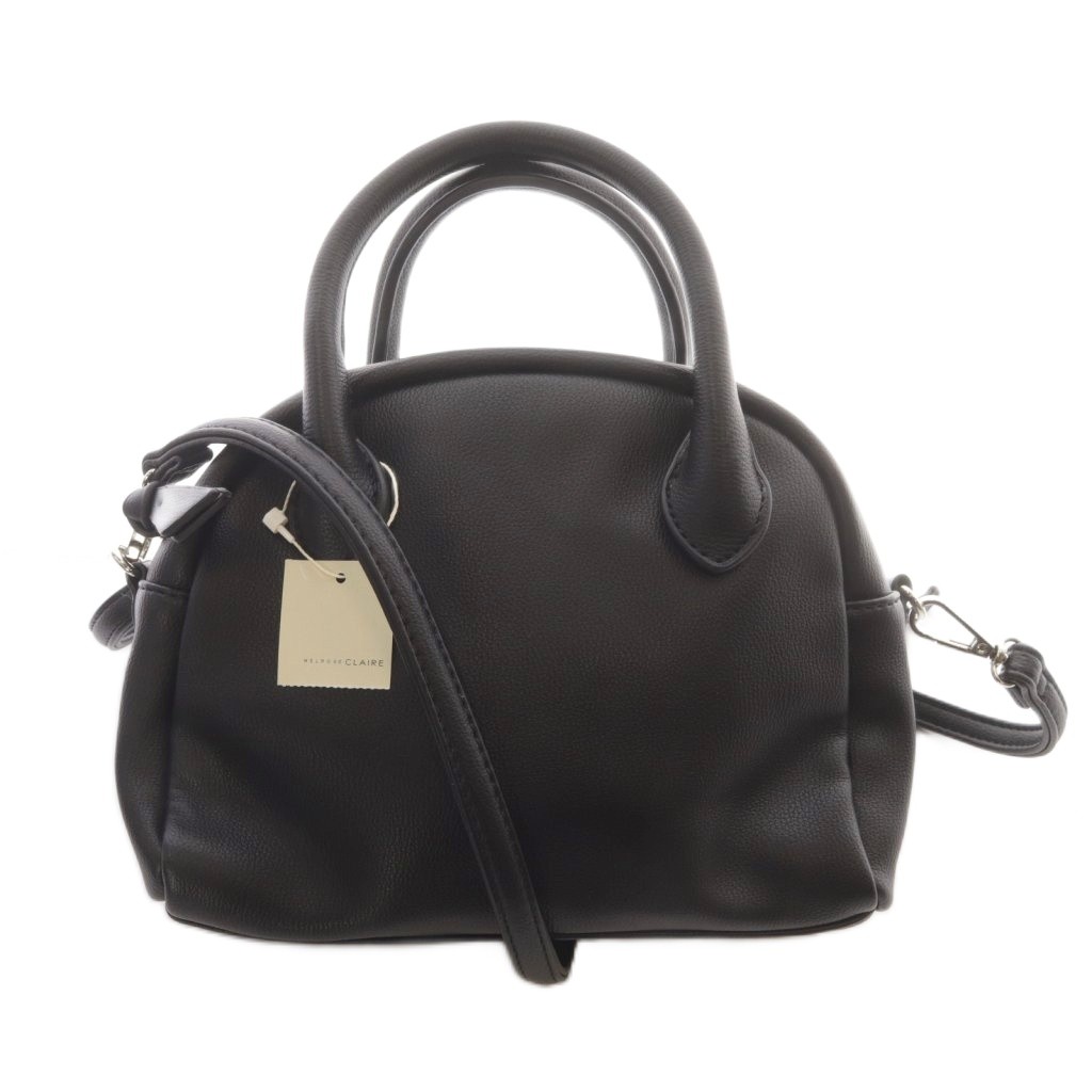 【中古】メルローズ MELROSE クレール CLAIRE フェイクレザー 2WAYバッグ ハンドバッグ ショルダーバッグ 黒 ブラック /SR レディース 【ベクトル 古着】 251227