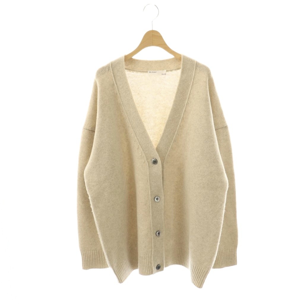 【中古】アパルトモン ドゥーズィエムクラス L'Appartement DEUXIEME CLASSE Oversize Knit Cardigan ニットカーディガン カシミヤ混 キナリ /DO ■OS レディース 【ベクトル 古着】 260105 9,546円