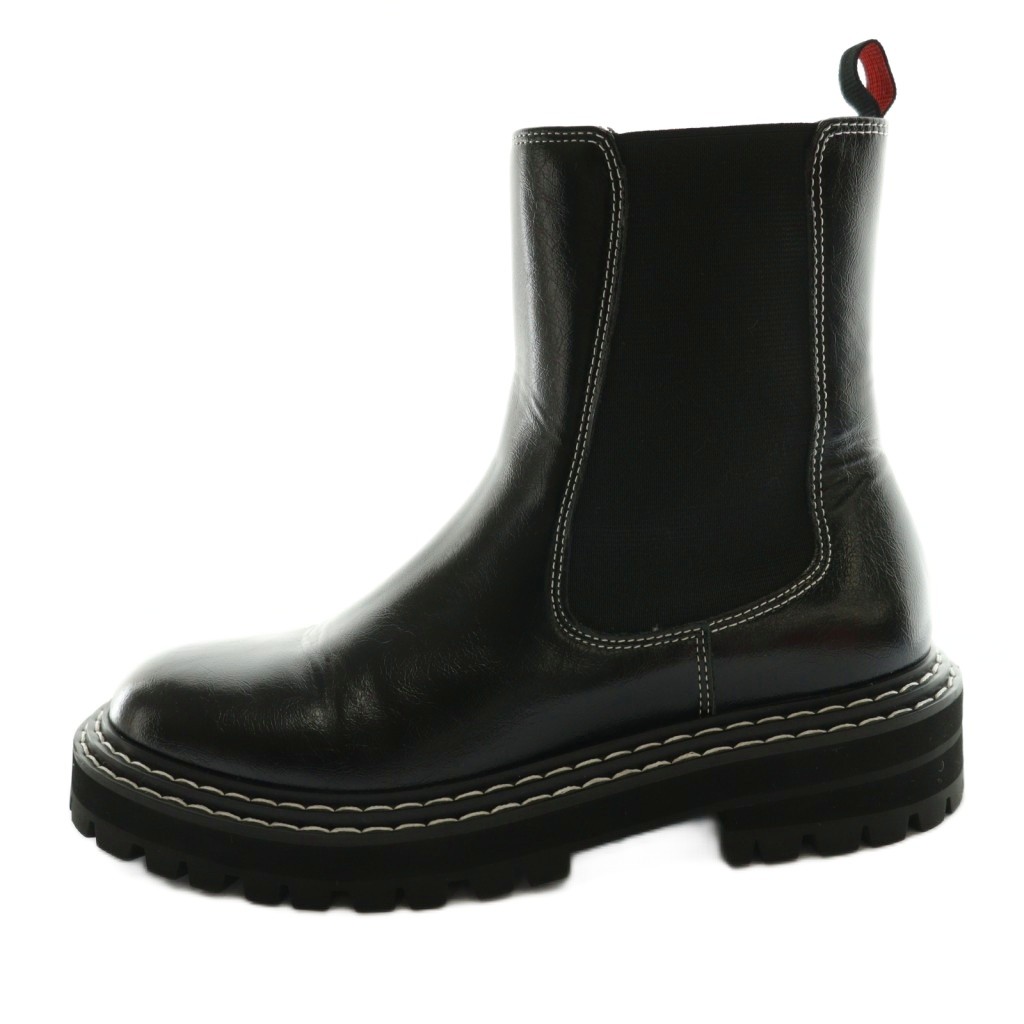 【中古】マックス&コー MAX&CO. CUCU チェルシー ブーツ ショート 36 黒 ブラック /SS ■OS レディース 【ベクトル 古着】 260110