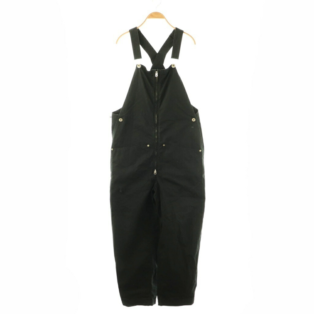【中古】ノルディスク NORDISK VENTILE COTTON DECK OVERALL オーバーオール パンツ 44 ブラック /HK ■OS 【ベクトル 古着】 260113