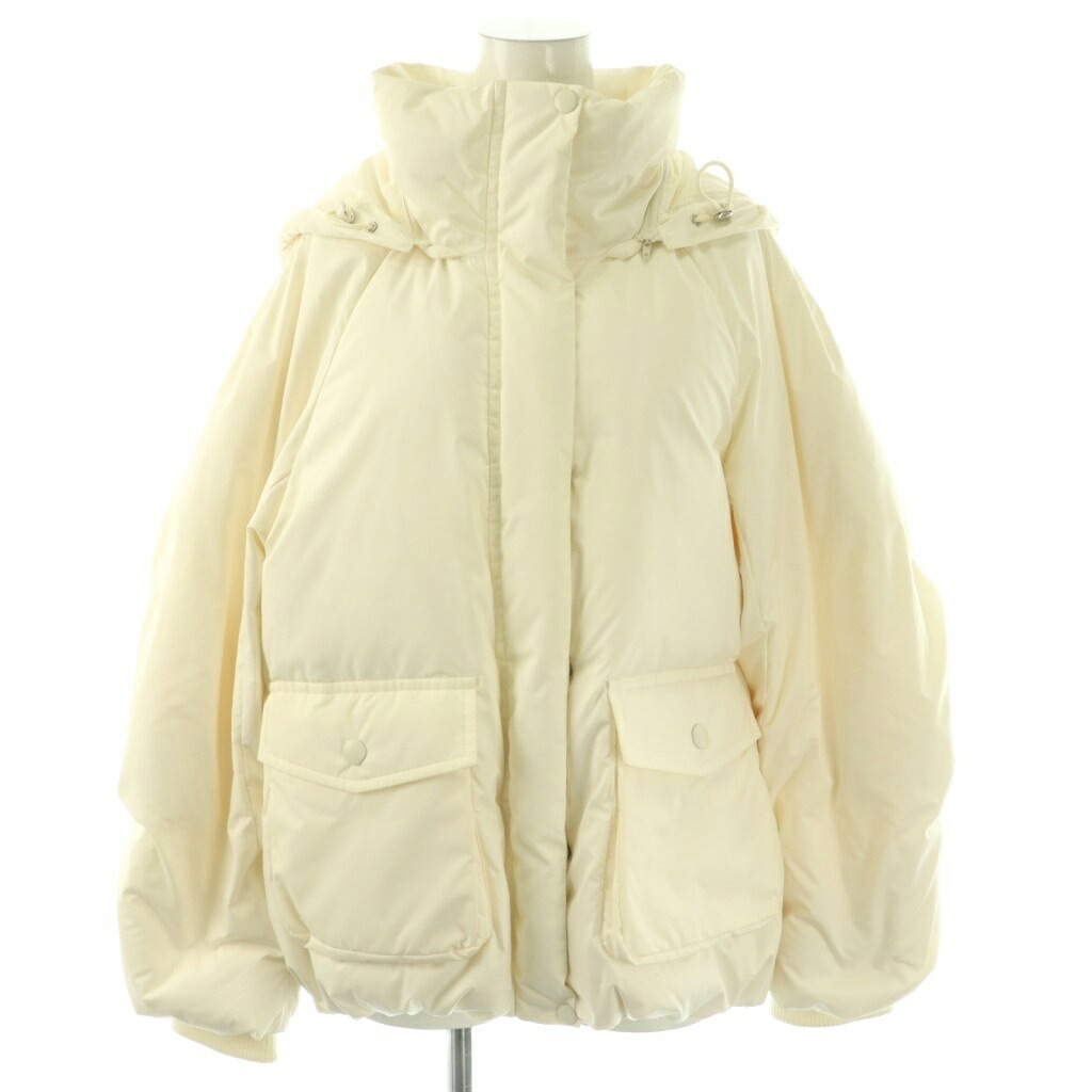【中古】ダイアグラム グレースコンチネンタル Diagram GRACE CONTINENTAL 24AW 照明ランプ色つや 落ち込む上衣 ジップアップ 36 象牙色 /HK ■os レディース 【ベクター 古着】 260126