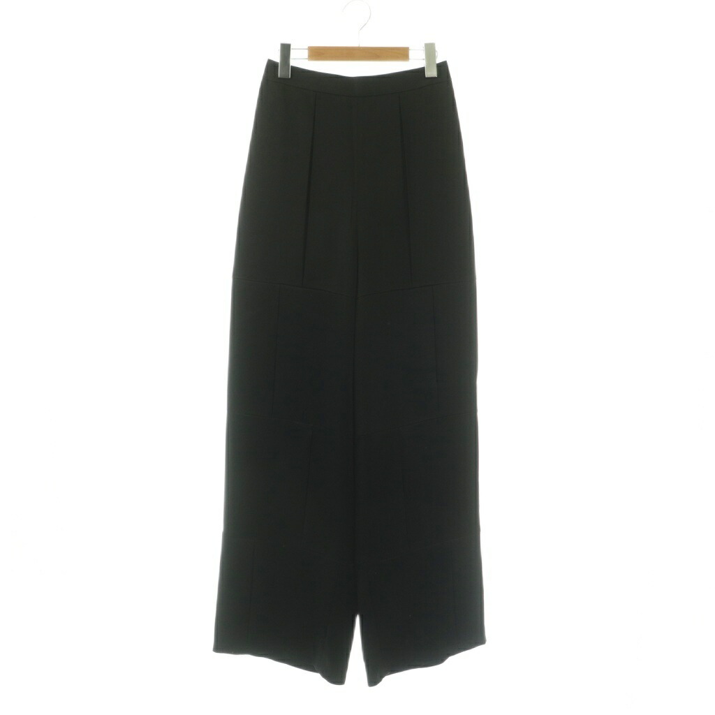 【中古】エンフォルド ENFOLD 26SS BLOCK TUCK PANT ズボン下 引っ切り無い 38 黒 /NR ■os レディース 【ベクター 古着】 260122