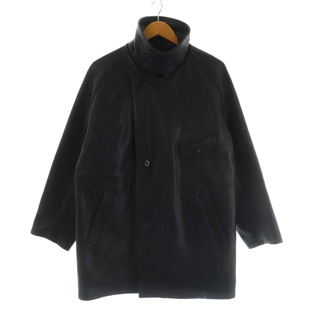 【中古】ウティ OUTIL MANTEAU ARDES レザーコート ジャケット アウター 1 紺 ネイビー /NR ■OS ■AD メンズ 【ベクトル 古着】 260122 58,355円