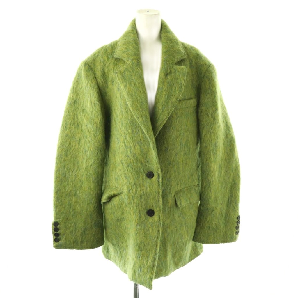 【中古】トゥデイフル TODAYFUL 24AW Shaggy Over Jacket シャギーオーバージャケット テーラード 38 ライトグリーン /DO ■OS レディース 【ベクトル 古着】 260123