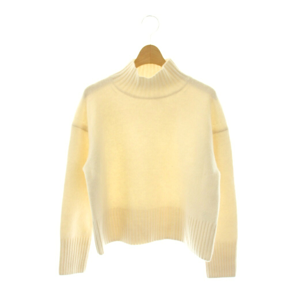 【中古】アナイ ANAYI カシミヤ混 天竺ハイネック ニット セーター 38 アイボリー /ES ■OS レディース 【ベクトル 古着】 260127