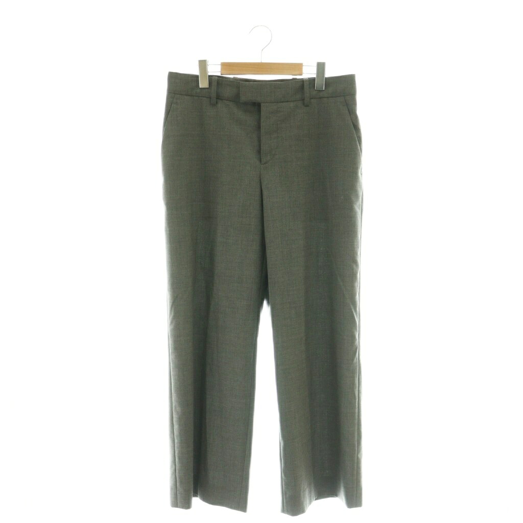 【中古】マディソンブルー MADISONBLUE LOW WAIST ST WIDE―LEG PT W TROPICAL パンツ ワイド M ウール グレー /CX ■OS レディース 【ベクトル 古着】 260202