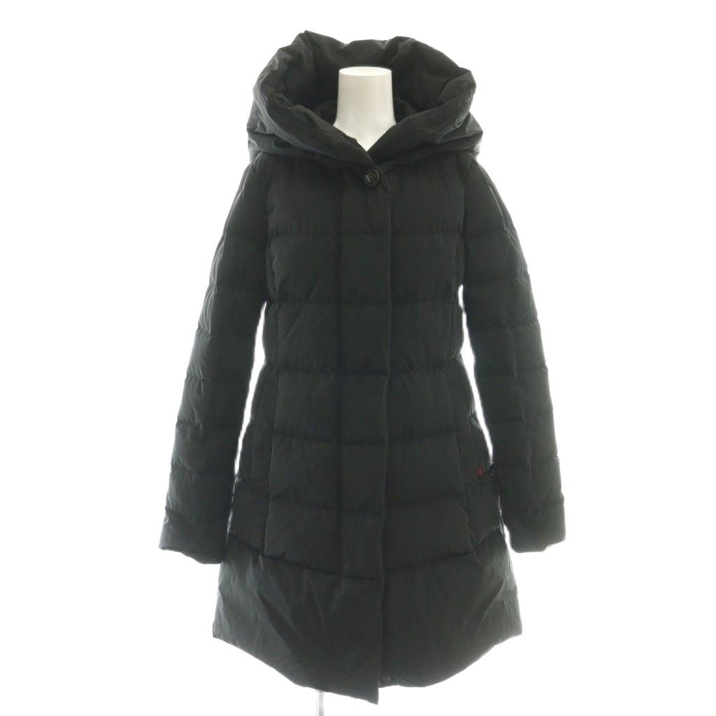 【中古】ウールリッチ WOOLRICH PUFFY PRESCOTT PARKA ダウンコート アウター M ブラック /CX ■OS レディース 【ベクトル 古着】 260130