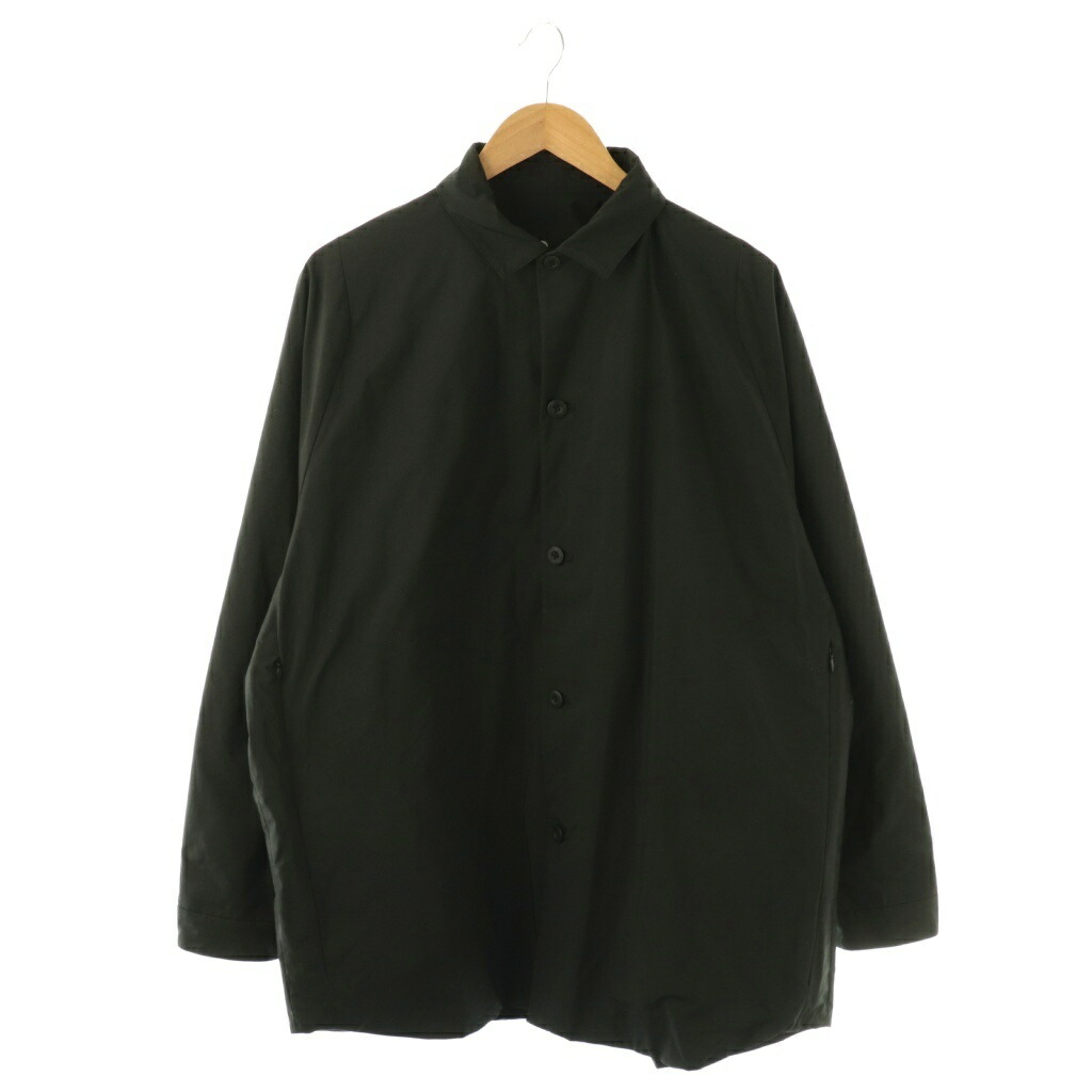 【中古】テアトラ TEATORA CARTRIDGE SHIRT PLUS DP プルオーバー 上衣 中綿 黒 /NR ■os ■SH メンズ 【ベクター 古着】 260131