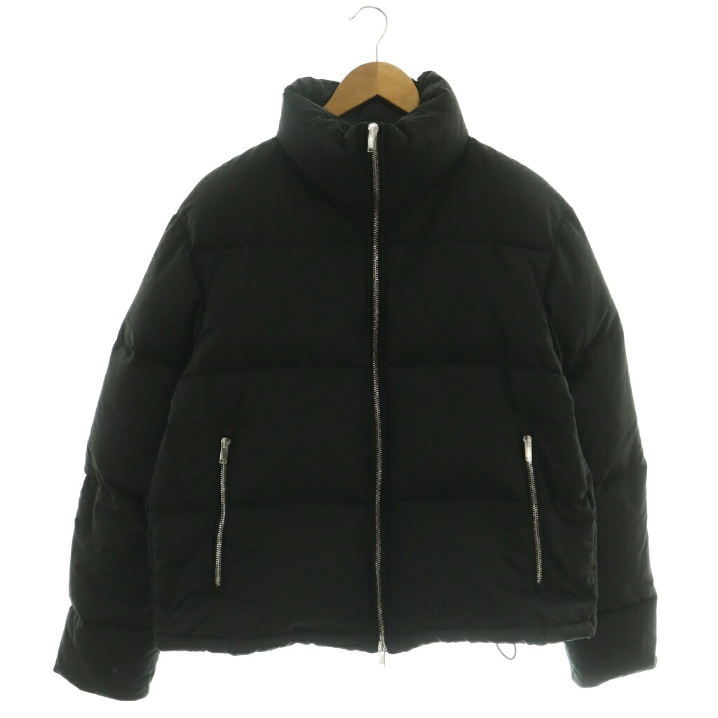 【中古】マーカウェア MARKA WARE 24AW SILK SHORT DOWN JACKET ダウン ジャケット ジップアップ アウター シルク 1 黒 ブラック A24C22BL01C /NR ■OS メンズ 【ベクトル 古着】 260209