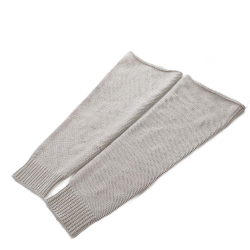 【中古】アパルトモン ドゥーズィエムクラス L'Appartement DEUXIEME CLASSE レッグウォーマー ニット ライトグレー /YO23 レディース 【ベクトル 古着】 260212