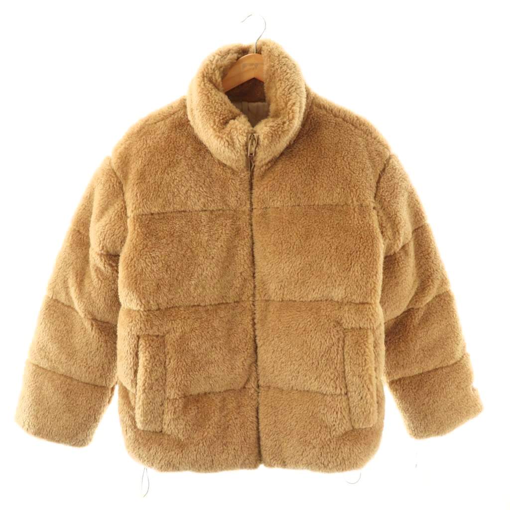 【中古】未当て嵌める品 アグ オーストラリア連邦 UGG australia Emmalyn UGGfluff Puffer Jacket ボア上衣 S 茶 赤銅色 /AQ ■os レディース 【ベクター 古着】 260209