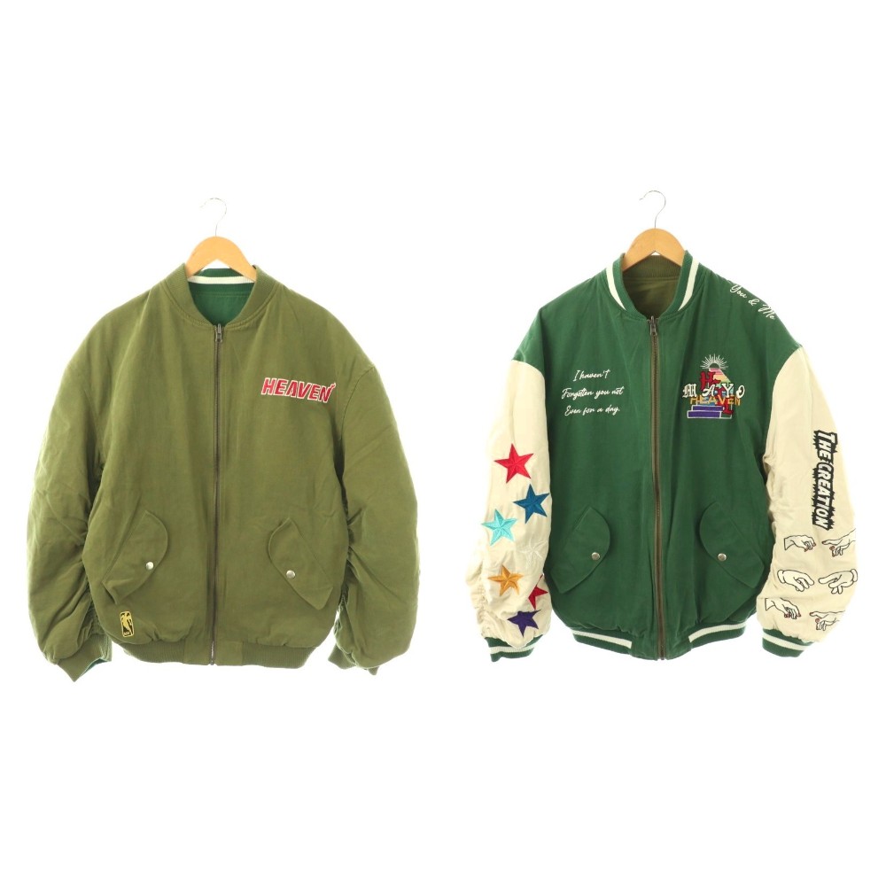 【中古】メイヨー MAYO 刺繍リバーシブルスタジャン ブルゾン ジップアップ XL マルチカラー /DO ■OS ■AD メンズ 【ベクトル 古着】 260216 11,175円