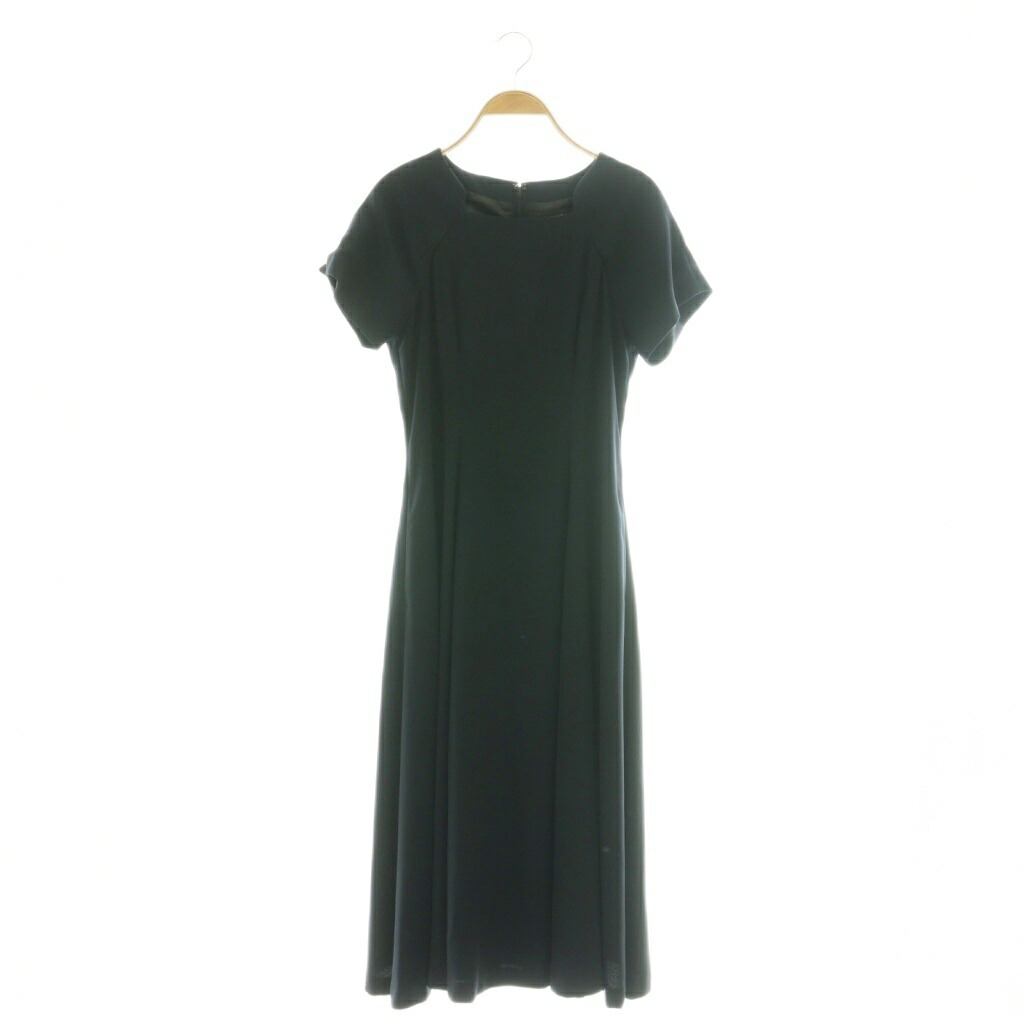 【中古】アウディーレ Audire Mulch volume flare dress ワンピース スクエアネック S 紺 AD4TH-0906 /CX ■OS ■SH レディース 【ベクトル 古着】 260209｜ブランド古着の買取販売ベクトル