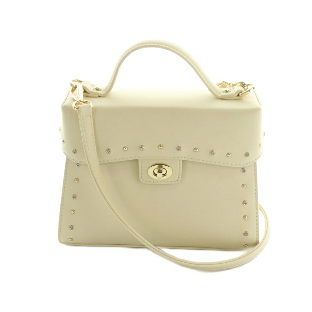 楽天市場】DIANA ダイアナ ハンドバッグ ビジュー スタッズ 合成皮革