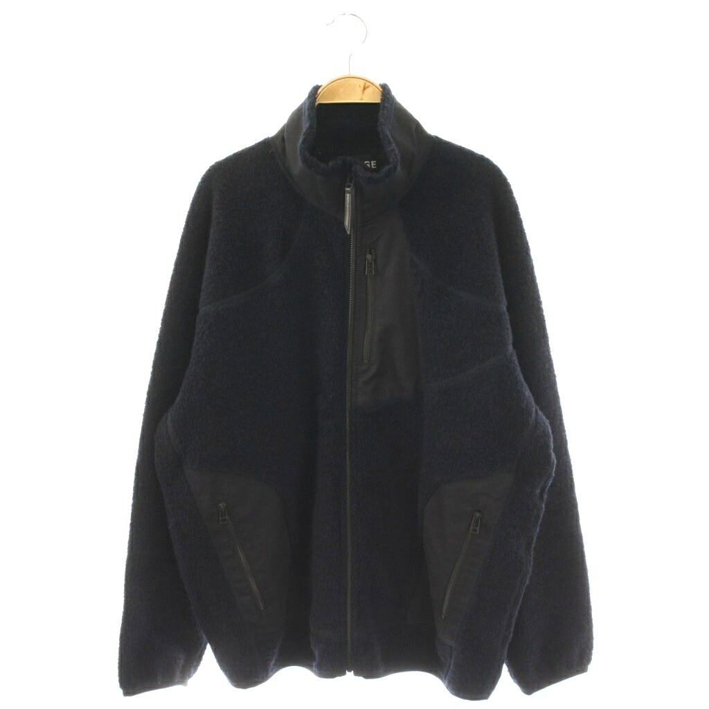 【中古】オーベルジュ AUBERGE SOMERSET ジャケット ジップアップ 42 ネイビー /DO ■OS ■AD メンズ 【ベクトル 古着】 260209