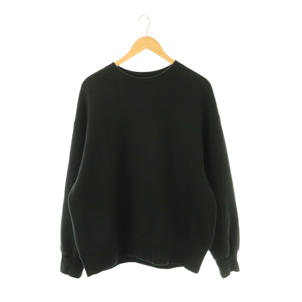 【中古】ハイク HYKE SWEAT SHIRT スウェット 長袖 3 ブラック /DO ■OS レディース 【ベクトル 古着】 260213