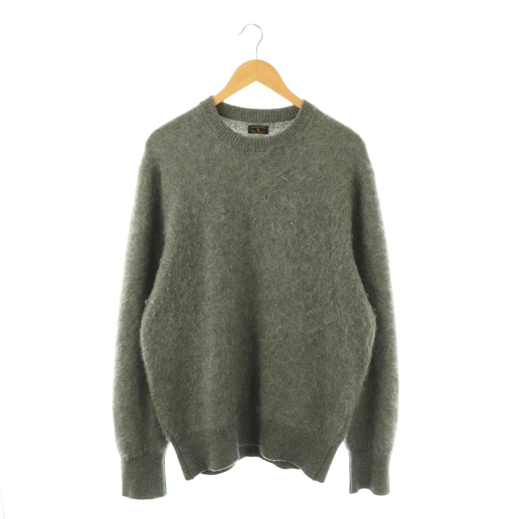 【中古】マーティーアンドサンズ MAATEE&SONS CASHEMERE SHAGGY 1 P/O SWEATER ニット セーター 長袖 2 グレー /HK ■OS メンズ 【ベクトル 古着】 260210