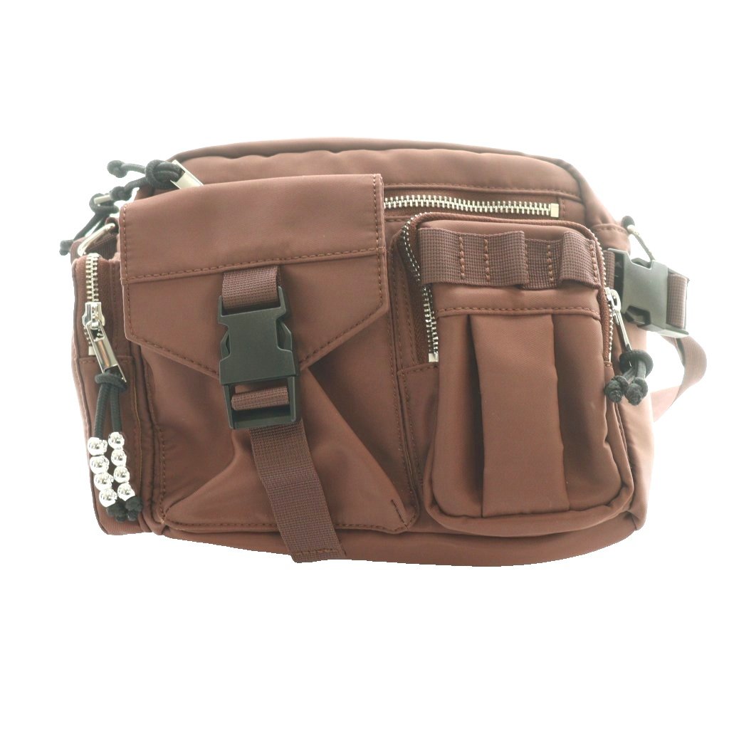 【中古】アメリヴィンテージ Ameri VINTAGE 青少年盛りだくさん ミリタリー 真四角 御徒面子 USEFYLMILITARY SQUARE BAG 肩先 ボルドーワイン /SS ■os レディース 【ベクター 古着】 260215