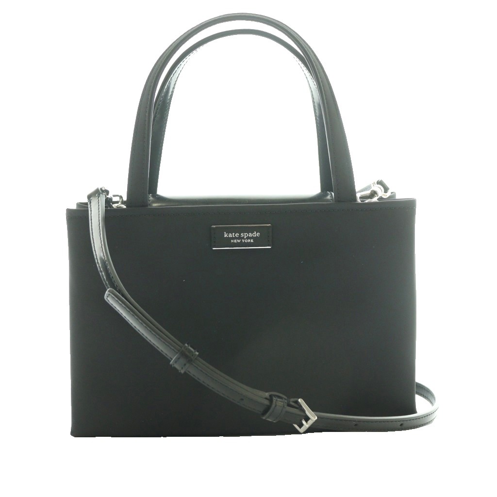 【中古】ケイトスペード KATE SPADE 総締め SAM スモール トート 御徒面子 肩肉 2WAY ナイロン 黒 黒いこと /SS ■os レディース 【ベクター 古着】 260214